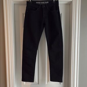 NWOT Vintage Genes Black Men's Jeans, slim fit, 28x30